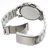 Buy Shop Fossil Grant Chronograph Black Dial Silver Steel Strap Watch for Men - FS4994 USA Online
