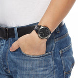 Buy Shop Fossil Grant Chronograph Black Dial Two Tone Steel Strap Watch for Men - FS5269 USA Online