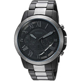 Buy Shop Fossil Grant Chronograph Black Dial Two Tone Steel Strap Watch for Men - FS5269 USA Online