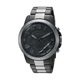 Buy Shop Fossil Grant Chronograph Black Dial Two Tone Steel Strap Watch for Men - FS5269 USA Online