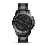 Buy Shop Fossil Grant Chronograph Black Dial Two Tone Steel Strap Watch for Men - FS5269 USA Online