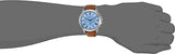 Buy Shop Fossil Grant Chronograph Blue Dial Brown Leather Strap Watch for Men - FS5184 USA Online