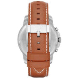 Buy Shop Fossil Grant Chronograph Blue Dial Brown Leather Strap Watch for Men - FS5184 USA Online