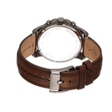 Buy Shop Fossil Grant Chronograph Brown Dial Brown Leather Strap Watch for Men - FS5214 USA Online