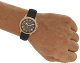 Buy Shop Fossil Grant Chronograph Grey Dial Black Leather Strap Watch for Men - FS5085 USA Online