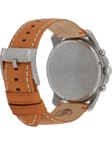 Buy Shop Fossil Grant Chronograph White Dial Brown Leather Strap Watch for Men - FS5060 USA Online