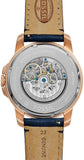 Buy Shop Fossil Grant Mechanical Blue Dial Blue Leather Strap Watch for Men - ME3054 USA Online