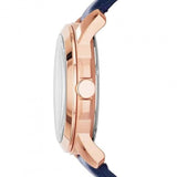 Buy Shop Fossil Grant Mechanical Blue Dial Blue Leather Strap Watch for Men - ME3054 USA Online
