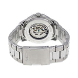 Buy Shop Fossil Grant Skeleton Black Dial Silver Steel Strap Watch for Men - ME3055 USA Online