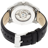 Buy Shop Fossil Grant Skeleton White Dial Black Leather Strap Watch for Men - ME3053 USA Online