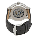 Buy Shop Fossil Grant Skeleton White Dial Black Leather Strap Watch for Men - ME3053 USA Online