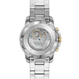 Buy Shop Fossil Grant Sport Automatic Skeleton Blue Dial Two Tone Steel Strap Watch for Men - ME3141 USA Online