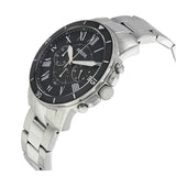 Buy Shop Fossil Grant Sport Chronograph Black Dial Silver Steel Strap Watch for Men - FS5236 USA Online