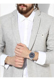 Buy Shop Fossil Grant Sport Chronograph Blue Dial Silver Steel Strap Watch for Men - FS5238 USA Online