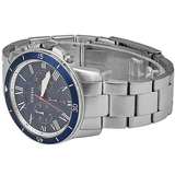 Buy Shop Fossil Grant Sport Chronograph Blue Dial Silver Steel Strap Watch for Men - FS5238 USA Online
