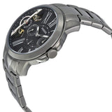 Buy Shop Fossil Grant Twist Multifunction Blue Dial Grey Steel Strap Watch for Men - ME1146 USA Online