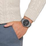 Buy Shop Fossil Grant Chronograph Black Dial Silver Steel Strap Watch for Men - FS4736 USA Online