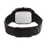 Buy Shop Fossil Inscription Automatic Skeleton Black Dial Black Steel Strap Watch for Men - BQ2574 USA Online