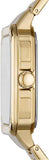 Buy Shop Fossil Inscription Automatic Skeleton Black Dial Gold Steel Strap Watch for Men - BQ2573 USA Online