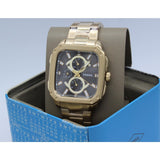 Buy Shop Fossil Inscription Multifunction Black Dial Gold Steel Strap Watch for Men - BQ2656 USA Online