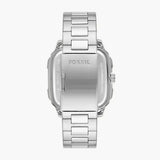 Buy Shop Fossil Inscription Multifunction Black Dial Silver Steel Strap Watch for Men - BQ2655 USA Online