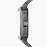 Buy Shop Fossil Inscription Multifunction Silver Dial Grey Steel Strap Watch for Men - BQ2657 USA Online