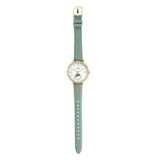 Buy Shop Fossil Jacqueline Analog Moonphase Mother of Pearl White Dial Green Leather Strap Watch for Women - ES5168 USA Online