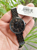 Buy Shop Fossil Jacqueline Black Dial Black Mesh Bracelet Watch for Women - ES3614 USA Online