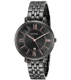 Buy Shop Fossil Jacqueline Black Dial Black Mesh Bracelet Watch for Women - ES3614 USA Online