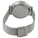 Buy Shop Fossil Jacqueline Mother of Pearl Blue Dial Silver Mesh Strap Watch for Women - ES4322 USA Online