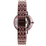 Buy Shop Fossil Jacqueline Brown Dial Brown Steel Strap Watch for Women - ES4100 USA Online