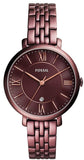 Buy Shop Fossil Jacqueline Brown Dial Brown Steel Strap Watch for Women - ES4100 USA Online