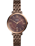 Buy Shop Fossil Jacqueline Brown Dial Brown Steel Strap Watch for Women - ES4275 USA Online