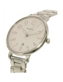 Buy Shop Fossil Jacqueline White Dial Silver Steel Strap Watch for Women - ES3969 USA Online