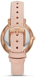 Buy Shop Emporio Armani Gianni T Bar Quartz White Dial Beige Leather Strap Watch For Women - AR1927 USA Online