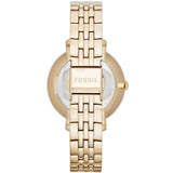 Buy Shop Fossil Jacqueline Gold Dial Gold Steel Strap Watch for Women - ES3547 USA Online