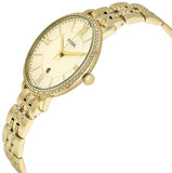 Buy Shop Fossil Jacqueline Gold Dial Gold Steel Strap Watch for Women - ES3547 USA Online