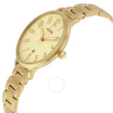 Buy Shop Fossil Jacqueline Gold Dial Gold Steel Strap Watch for Women - ES3971 USA Online