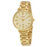 Buy Shop Fossil Jacqueline Gold Dial Gold Steel Strap Watch for Women - ES3971 USA Online