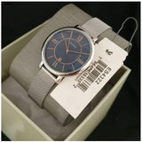Buy Shop Fossil Jacqueline Mother of Pearl Blue Dial Silver Mesh Strap Watch for Women - ES4322 USA Online