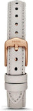 Buy Shop Fossil Jacqueline Mother of Pearl Dial Grey Leather Strap Watch for Women - ES4672 USA Online