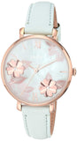 Buy Shop Fossil Jacqueline Multi Colored Dial Blue Leather Strap Watch for Women - ES4813 USA Online