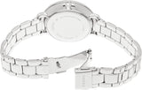 Buy Shop Fossil Jacqueline Multi-Function Mother of Pearl Dial Silver Steel Strap Watch for Women - ES3755 USA Online