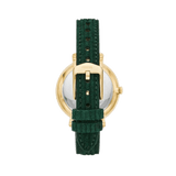 Buy Shop Fossil Jacqueline Multifunction Moonphase Mother of Pearl White Dial Green Leather Strap Watch for Women - ES5244 USA Online