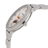 Buy Shop Fossil Jacqueline Multifunction Moonphase White Dial Silver Steel Strap Watch for Women - ES5164 USA Online
