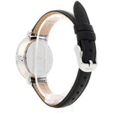 Buy Shop Fossil Jacqueline Quartz White Dial Black Leather Strap Watch for Women - ES3972 USA Online