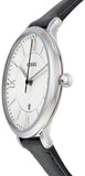 Buy Shop Fossil Jacqueline Quartz White Dial Black Leather Strap Watch for Women - ES3972 USA Online