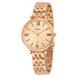 Buy Shop Fossil Jacqueline Rose Gold Dial Rose Gold Steel Strap Watch for Women - ES3435 USA Online