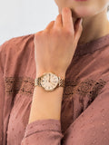 Buy Shop Fossil Jacqueline Rose Gold Dial Rose Gold Steel Strap Watch for Women - ES3435 USA Online