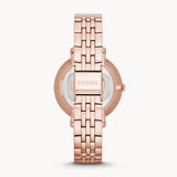 Buy Shop Fossil Jacqueline Rose Gold Dial Rose Gold Steel Strap Watch for Women - ES3435 USA Online